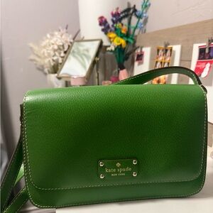 Kate Spade Vibrant Green Crossbody Bag